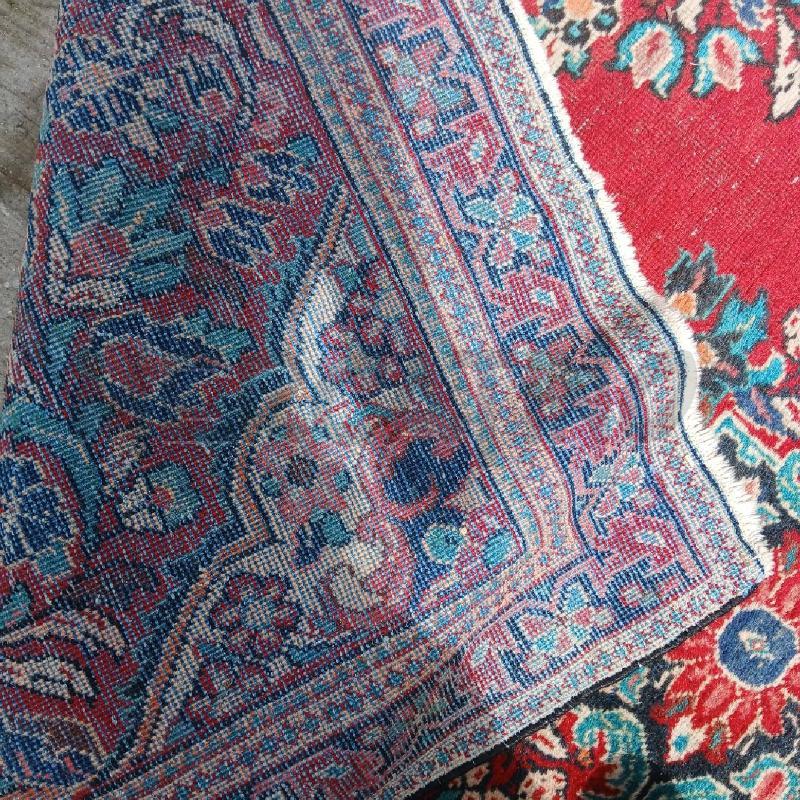 TAPPETO ROSSO FIORI | Mercatino dell'Usato Roma garbatella 5