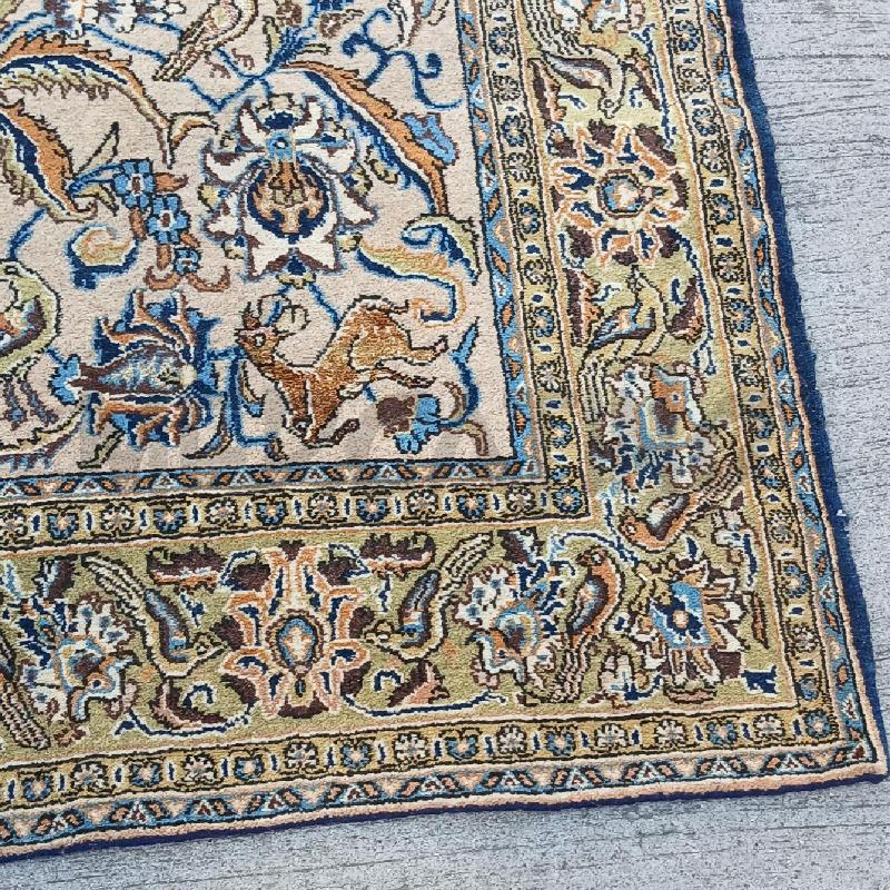 TAPPETO VERDE DECORO FAUNISTICO DA RIVEDERE | Mercatino dell'Usato Roma garbatella 4