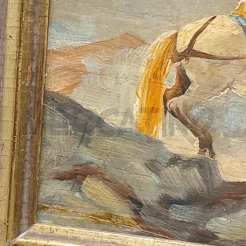 TAVOLETTA DIPINTA PASSAGGIO A CAVALLO | Mercatino dell'Usato Roma garbatella 3