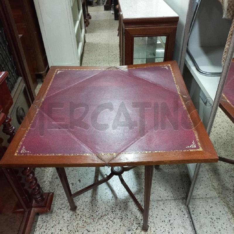 TAVOLINO DA GIOCO INTARSIO DA RIV | Mercatino dell'Usato Roma garbatella 2