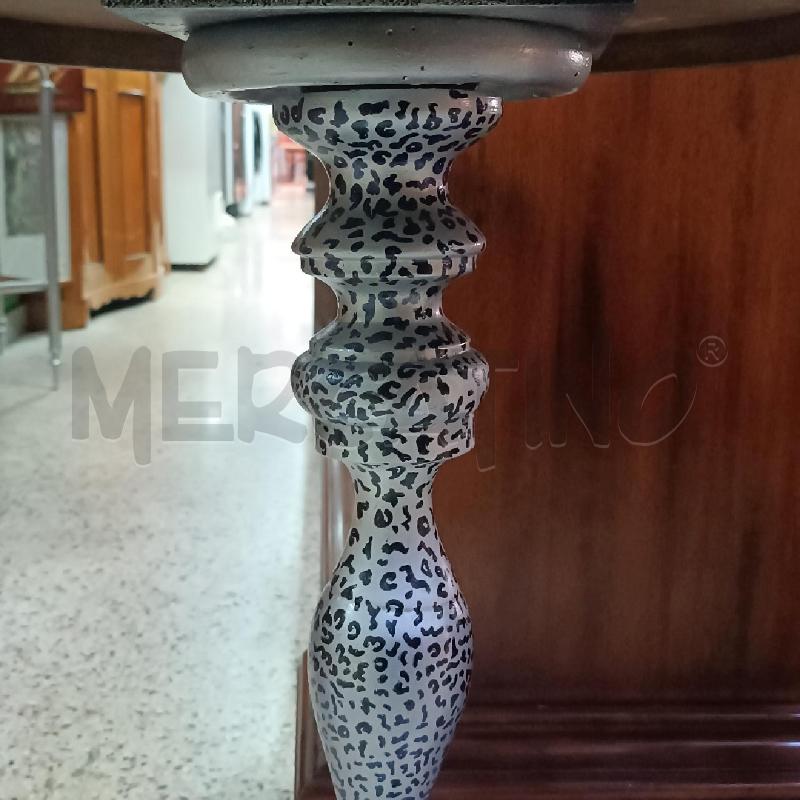 TAVOLINO DECORO FOGLIE | Mercatino dell'Usato Roma garbatella 3