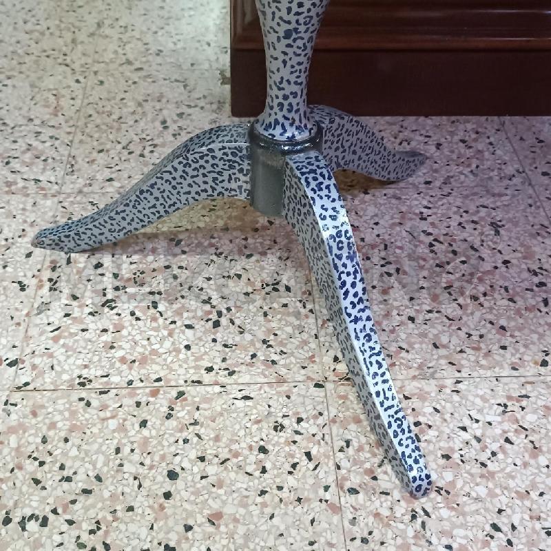 TAVOLINO DECORO FOGLIE | Mercatino dell'Usato Roma garbatella 4
