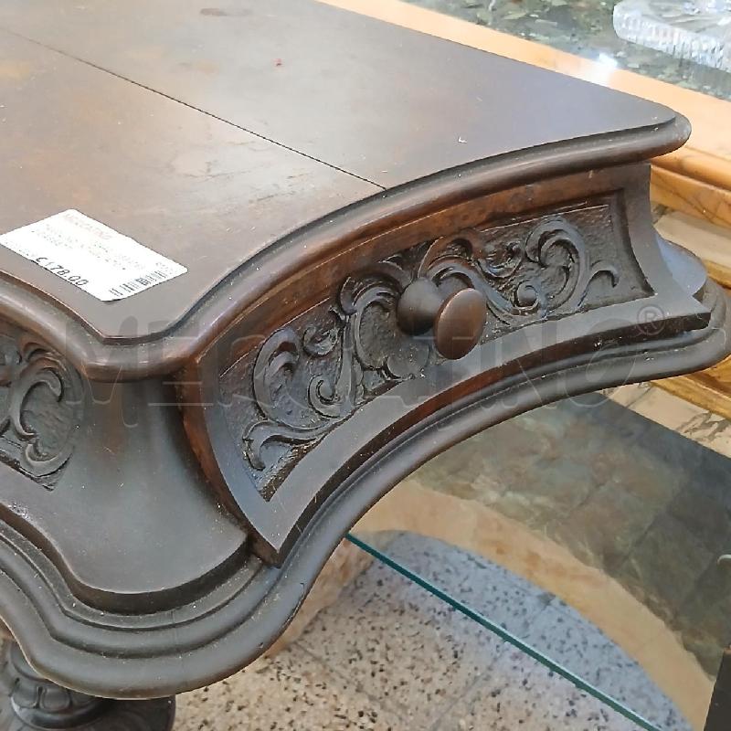TAVOLINO INTAGLIATO + 2 CASSETTI  | Mercatino dell'Usato Roma garbatella 2