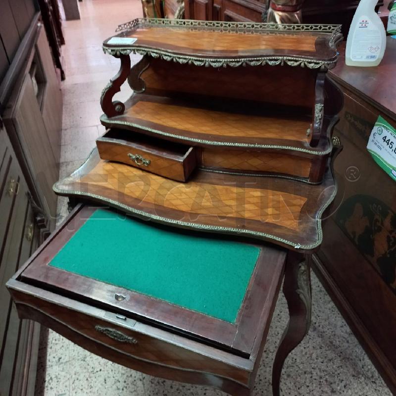 TAVOLINO INTARSIATO 1C +ALZATA BORDO MET | Mercatino dell'Usato Roma garbatella 3