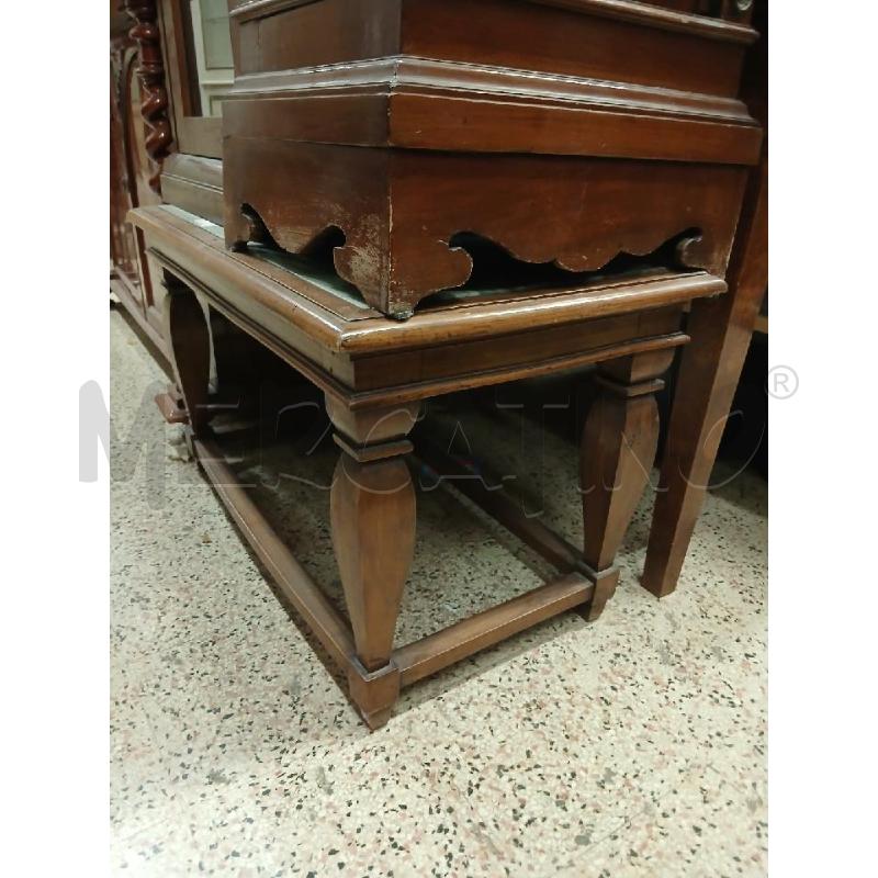 TAVOLINO NOCE PIANO MARMO  | Mercatino dell'Usato Roma garbatella 2