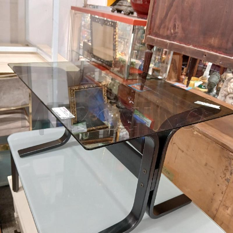 TAVOLINO P/VETRO NERO | Mercatino dell'Usato Roma garbatella 3