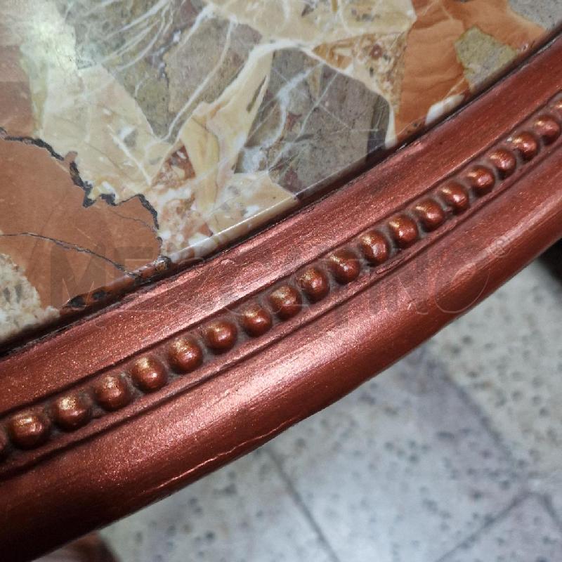 TAVOLINO PIAVO MARMO OVALE RUGINE | Mercatino dell'Usato Roma garbatella 4