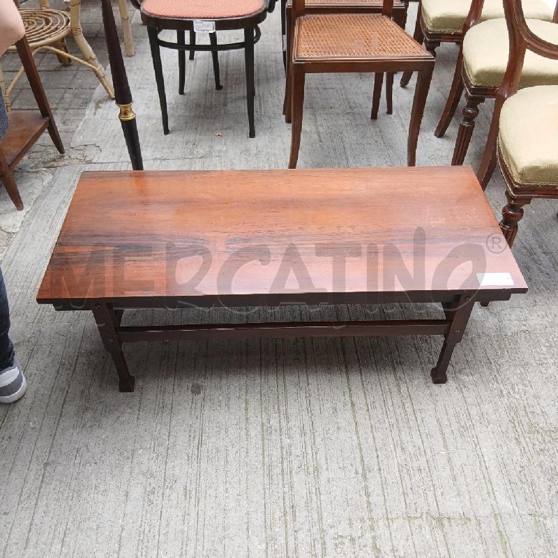 TAVOLINO SALOTTO TEAK RETTANGOLARE | Mercatino dell'Usato Roma garbatella 1