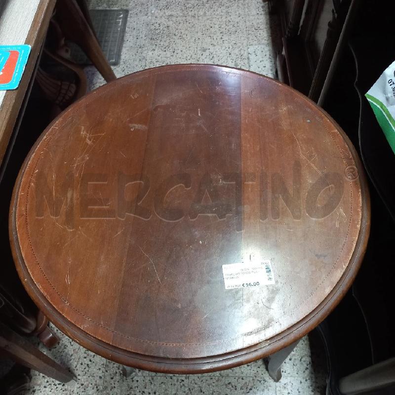 TAVOLINO TONDO FILO INTARSIO | Mercatino dell'Usato Roma garbatella 2