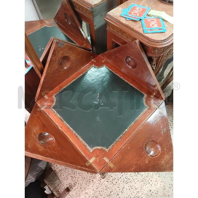 TAVOLO DA GIOCO FILETTATO | Mercatino dell'Usato Roma garbatella 3