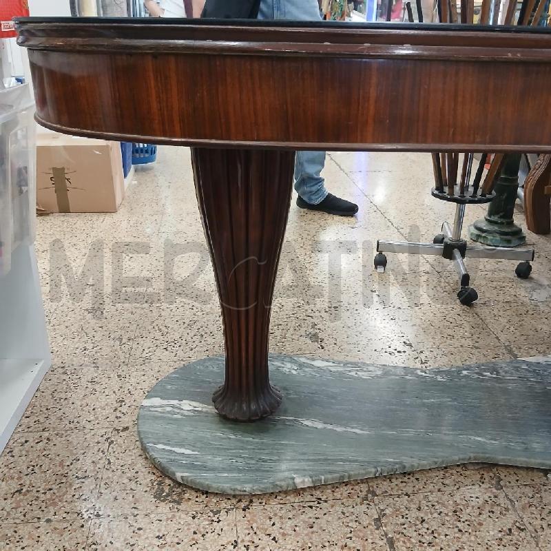 TAVOLO DA PRANZO LEGNO MARMO E VETRO  | Mercatino dell'Usato Roma garbatella 2