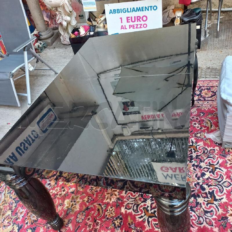 TAVOLO LACCATO NERO ALLUNGABILE DA RIVEDERE + 2  | Mercatino dell'Usato Roma garbatella 3