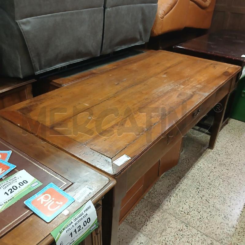 TAVOLO NOCE RETTANGOLARE + 1 CASSETTO  | Mercatino dell'Usato Roma garbatella 1