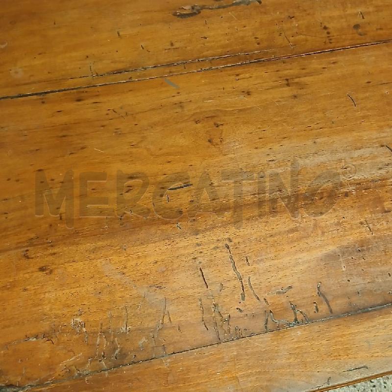 TAVOLO NOCE RETTANGOLARE + 1 CASSETTO  | Mercatino dell'Usato Roma garbatella 3