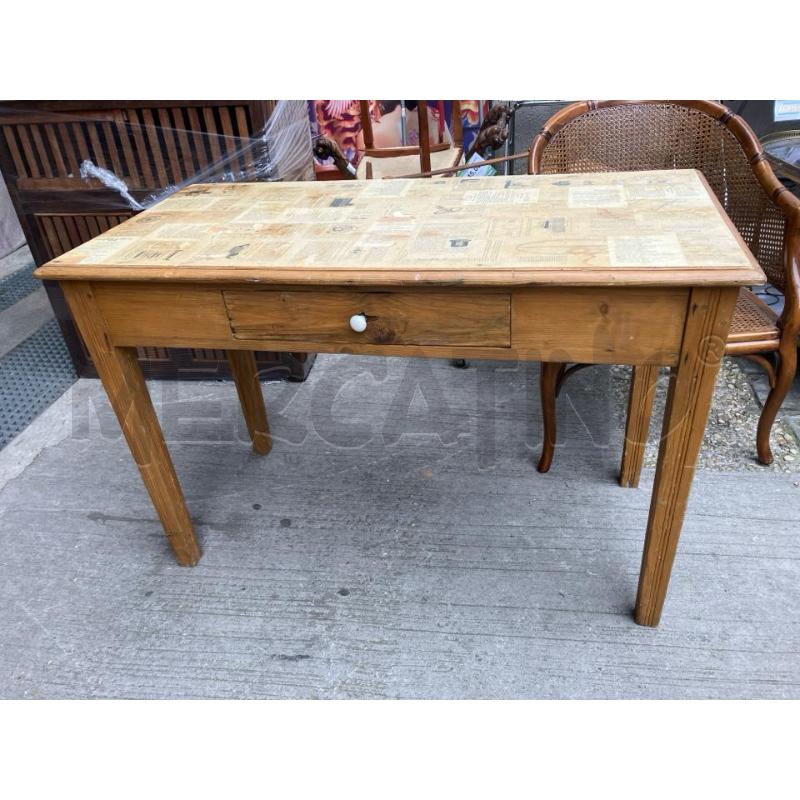 TAVOLO RETTANGOLARE 1CASSETTO | Mercatino dell'Usato Roma garbatella 1