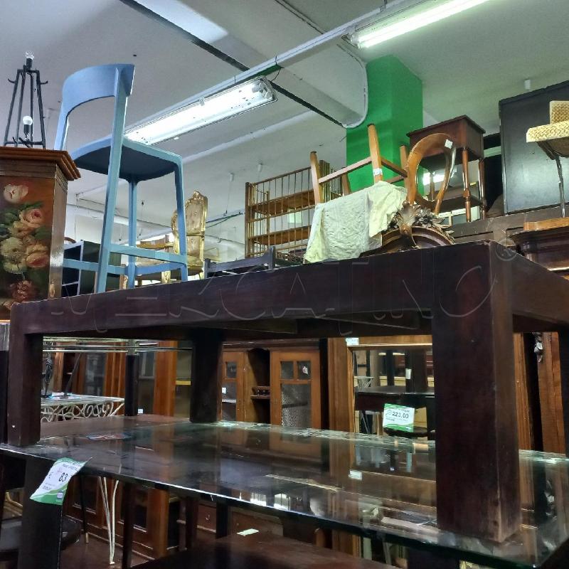 TAVOLO RETTANGOLARE LEGNO SALOTTO  | Mercatino dell'Usato Roma garbatella 2