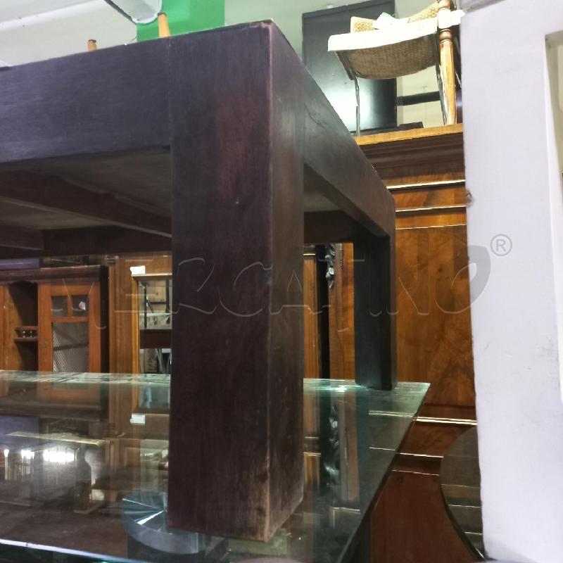 TAVOLO RETTANGOLARE LEGNO SALOTTO  | Mercatino dell'Usato Roma garbatella 3