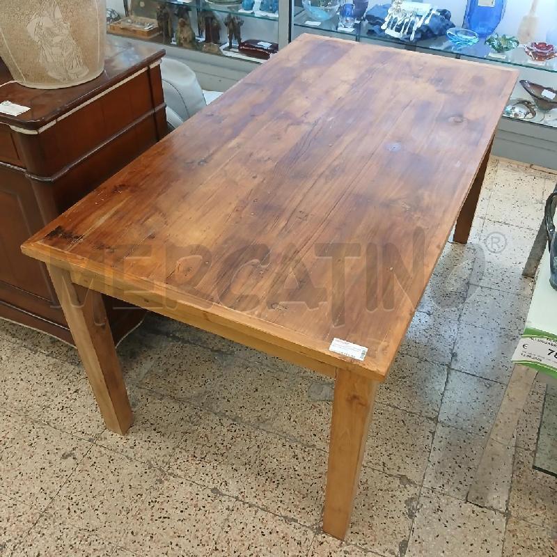 TAVOLO RETTANGOLARE TEAK ( 160 X 90 CM ) | Mercatino dell'Usato Roma garbatella 1
