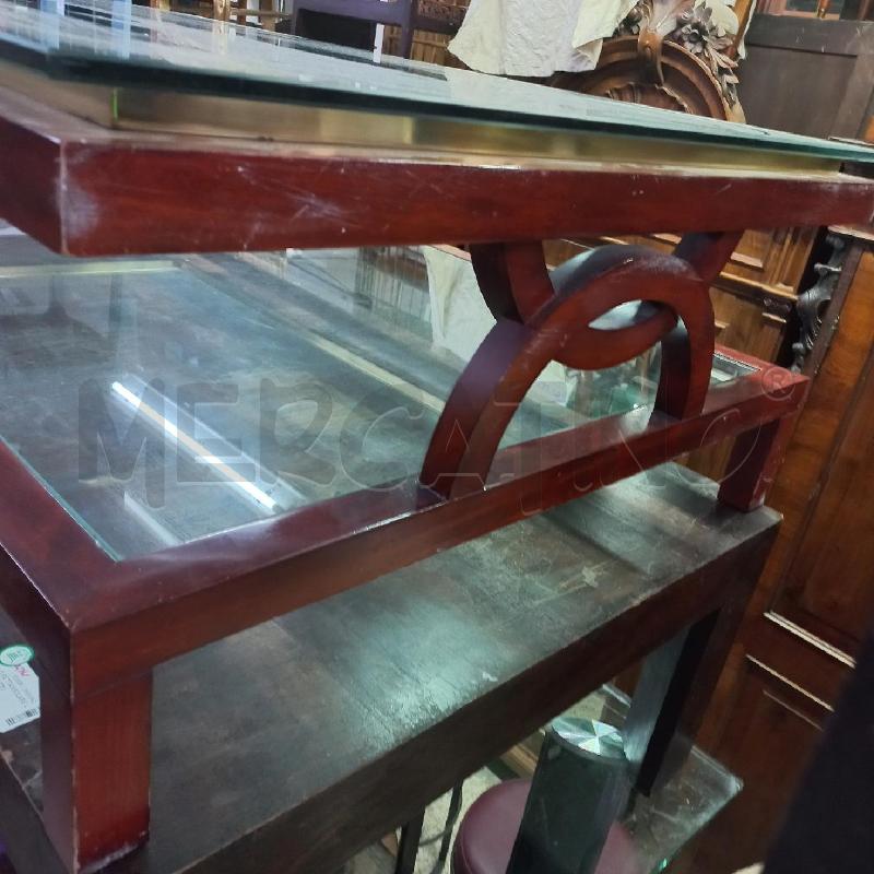 TAVOLO SALOTTO B/DOR PIANO CRISTALLO  | Mercatino dell'Usato Roma garbatella 2