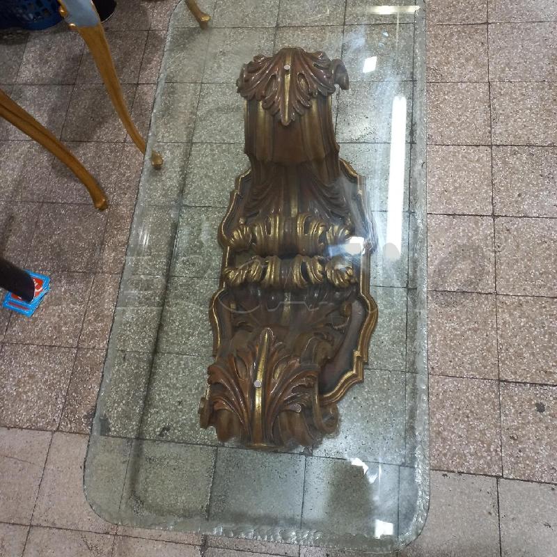 TAVOLO SALOTTO P/CRISTALLO B/INTAGL | Mercatino dell'Usato Roma garbatella 3