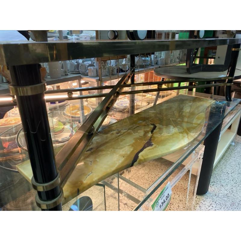 TAVOLO SALOTTO RETTANGOLARE PIANO VETRO FUME  | Mercatino dell'Usato Roma garbatella 2