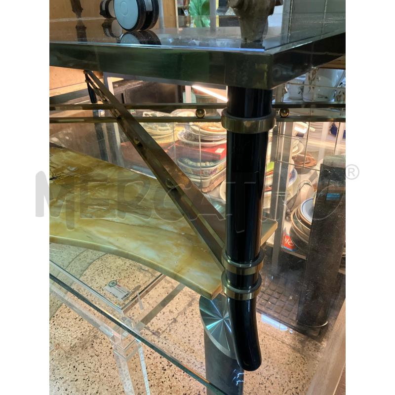 TAVOLO SALOTTO RETTANGOLARE PIANO VETRO FUME  | Mercatino dell'Usato Roma garbatella 3