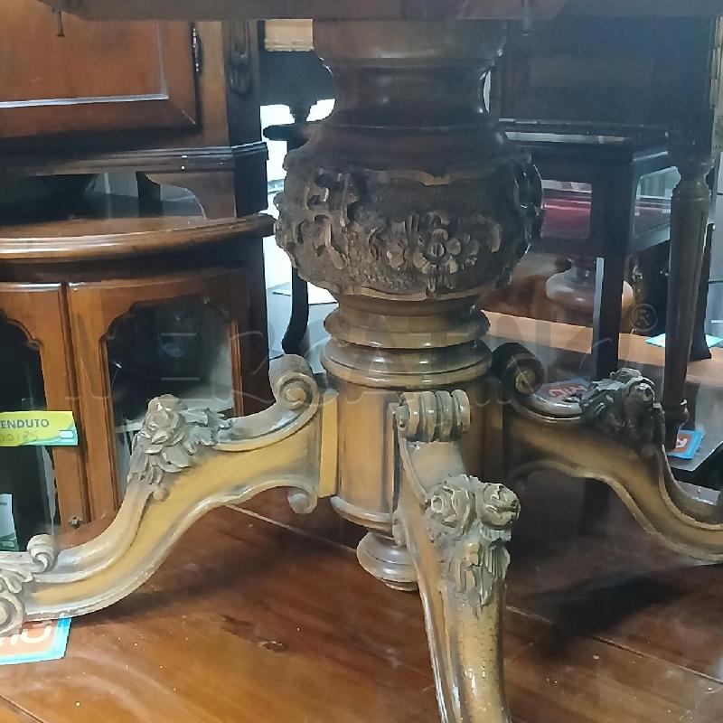 TAVOLO TONDO INTARSIATO ALL | Mercatino dell'Usato Roma garbatella 2