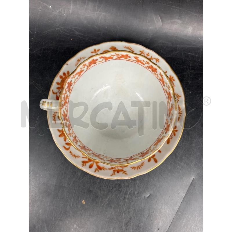 TAZZA ORIENTALE FARFALLE ROSSE FINE 800 | Mercatino dell'Usato Roma garbatella 2