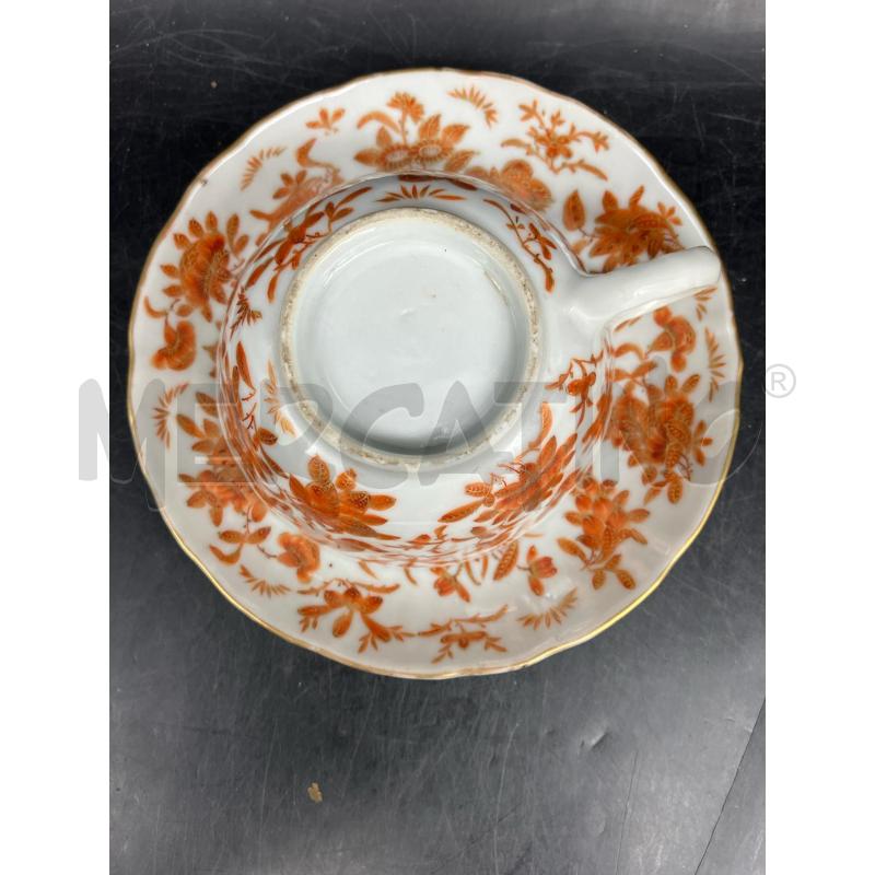 TAZZA ORIENTALE FARFALLE ROSSE FINE 800 | Mercatino dell'Usato Roma garbatella 4
