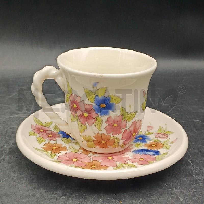 TAZZA T/ERNESTINE FIORI | Mercatino dell'Usato Roma garbatella 1