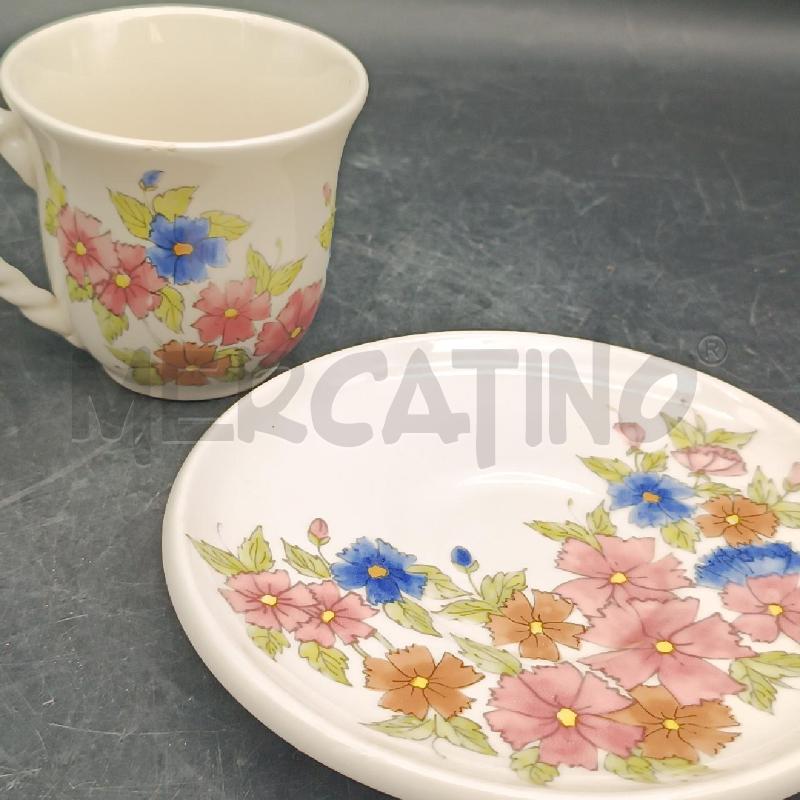 TAZZA T/ERNESTINE FIORI | Mercatino dell'Usato Roma garbatella 3