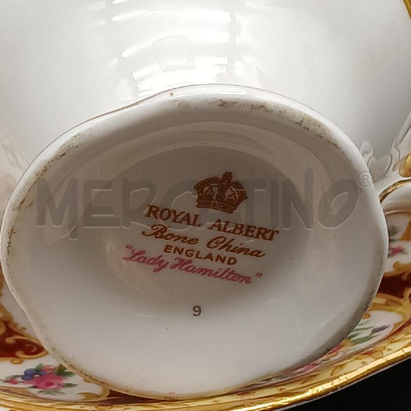 TAZZINA ROYAL ALBERT + PIATTINO | Mercatino dell'Usato Roma garbatella 4