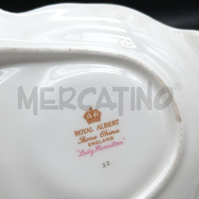 TAZZINA ROYAL ALBERT + PIATTINO | Mercatino dell'Usato Roma garbatella 5