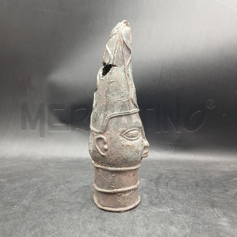 TESTA AFRICANA REGINA BRONZO | Mercatino dell'Usato Roma garbatella 2