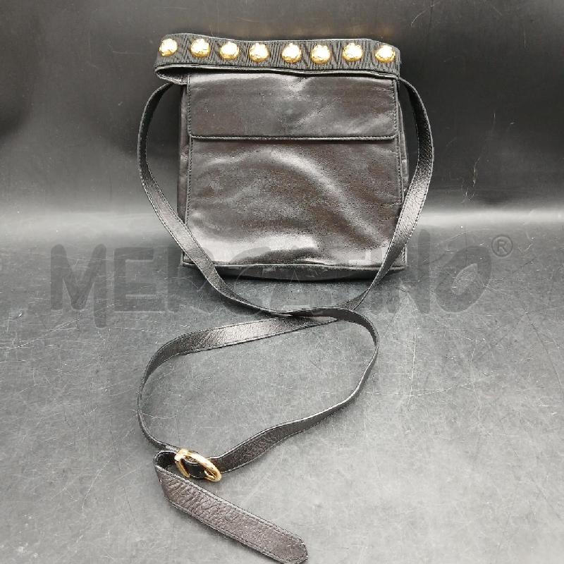 TRACOLLA DONNA SALVATORE FERRAGAMO NERA | Mercatino dell'Usato Roma garbatella 1