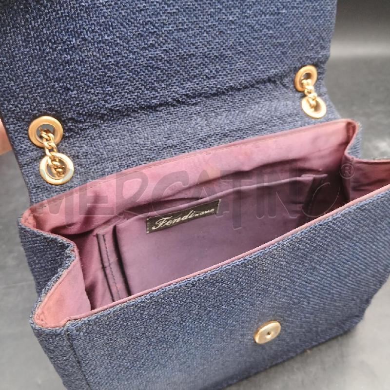 TRACOLLA D FENDI BLU DET DOR  | Mercatino dell'Usato Roma garbatella 5