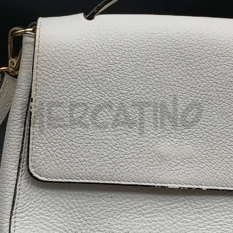 TRACOLLA GENUINE LEATHER BIANCO  | Mercatino dell'Usato Roma garbatella 2