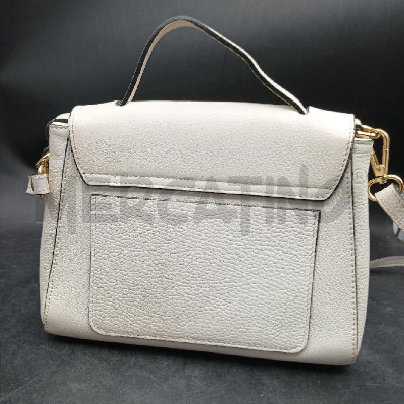 TRACOLLA GENUINE LEATHER BIANCO  | Mercatino dell'Usato Roma garbatella 4