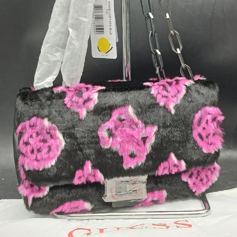 TRACOLLA GUESS NERO PELO FANT ROSA  | Mercatino dell'Usato Roma garbatella 2