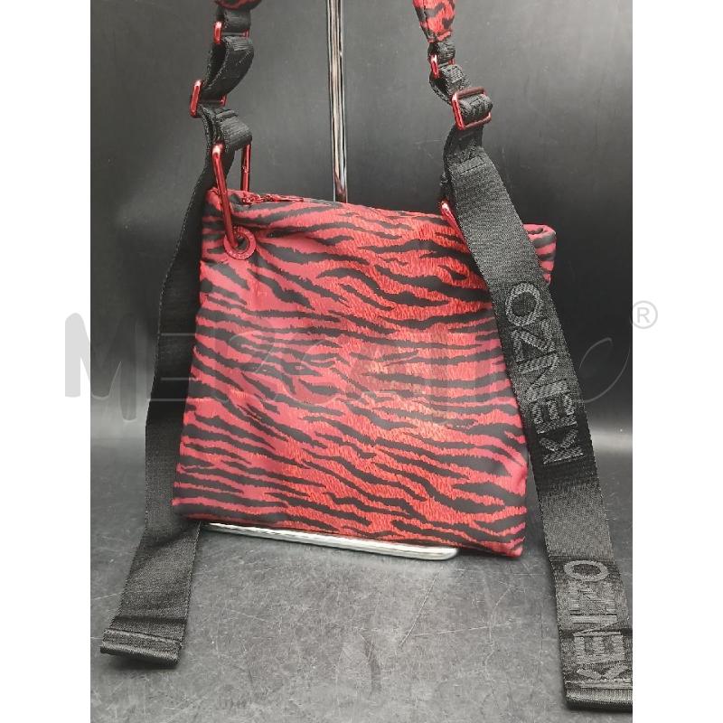 TRACOLLA KENZO ROSSO NERO ZEBRATO | Mercatino dell'Usato Roma garbatella 2