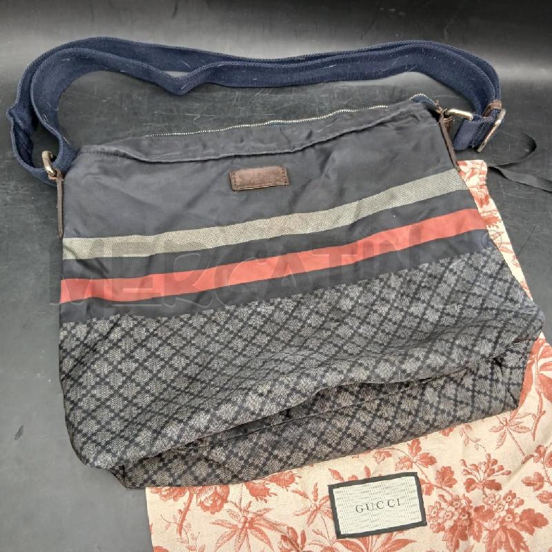 TRACOLLA  GUCCI BLU E ROSSO  | Mercatino dell'Usato Roma garbatella 1