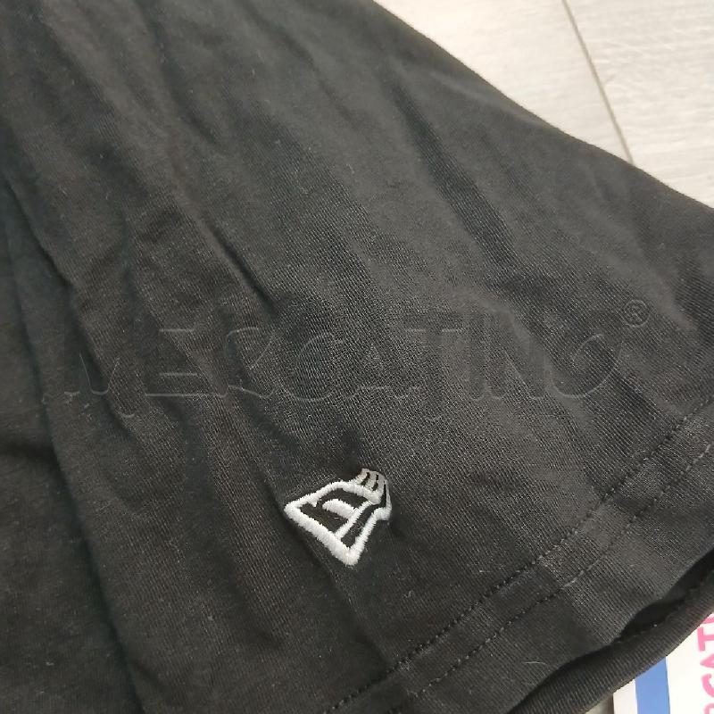 T SHIRT UOMO NEW ERA NERO LOGO BIANCO  | Mercatino dell'Usato Roma garbatella 3