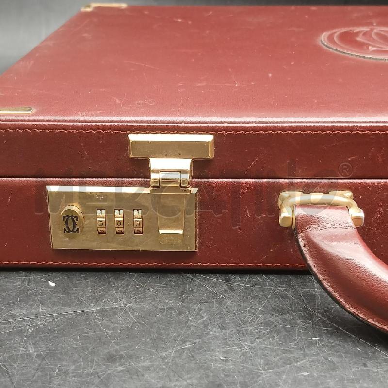 VALIGIA 24H MUST DE CARTIER BORDEAUX | Mercatino dell'Usato Roma garbatella 2