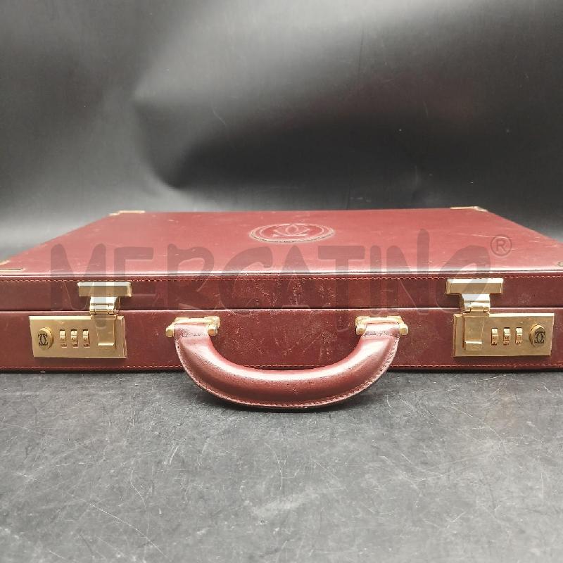 VALIGIA 24H MUST DE CARTIER BORDEAUX | Mercatino dell'Usato Roma garbatella 3
