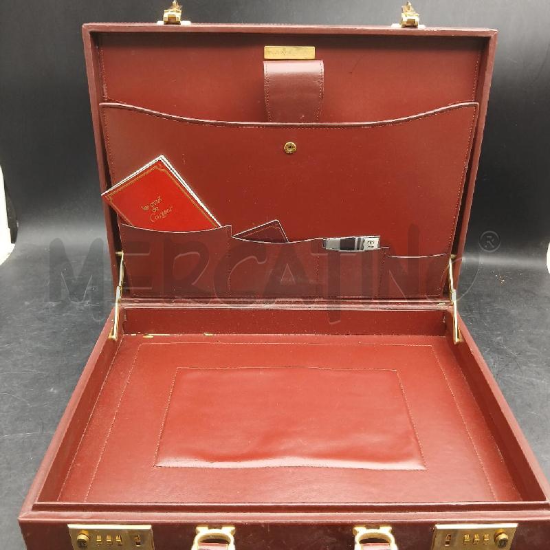 VALIGIA 24H MUST DE CARTIER BORDEAUX | Mercatino dell'Usato Roma garbatella 4