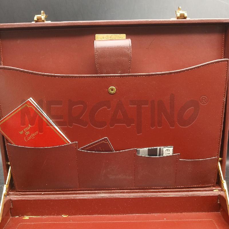VALIGIA 24H MUST DE CARTIER BORDEAUX | Mercatino dell'Usato Roma garbatella 5