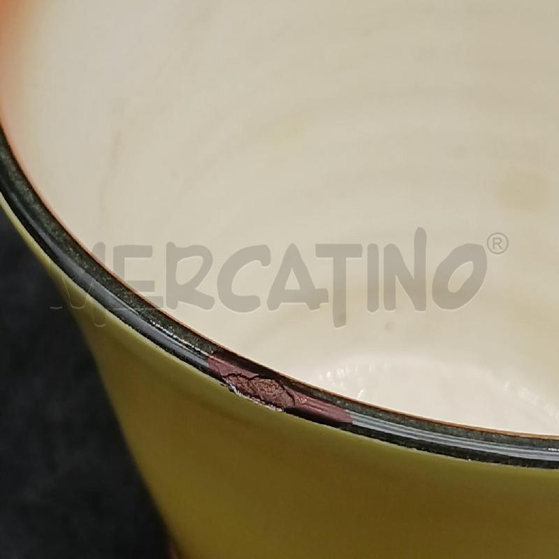 VASETTO GIALLO AEROGRAFO | Mercatino dell'Usato Roma garbatella 2