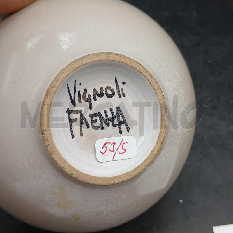VASETTO VIGNOLI FAENZA LUSTRO | Mercatino dell'Usato Roma garbatella 4