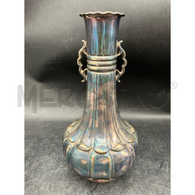 VASO ANTICO METALLO LAVORATO 2MAN | Mercatino dell'Usato Roma garbatella 1
