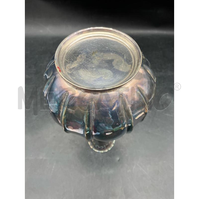 VASO ANTICO METALLO LAVORATO 2MAN | Mercatino dell'Usato Roma garbatella 4